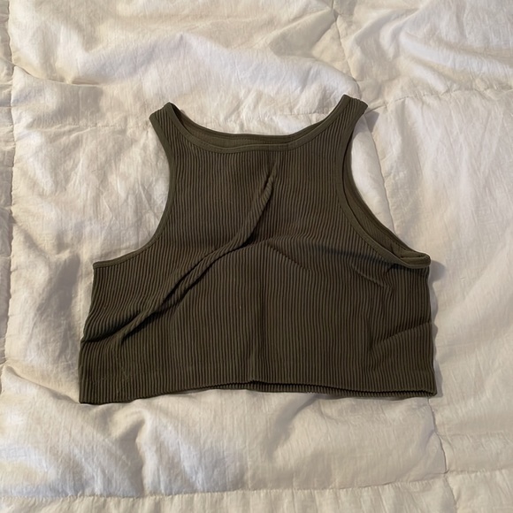 Green Halter Top - Picture 2 of 3